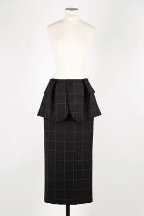 2407572 Windowpane skirt