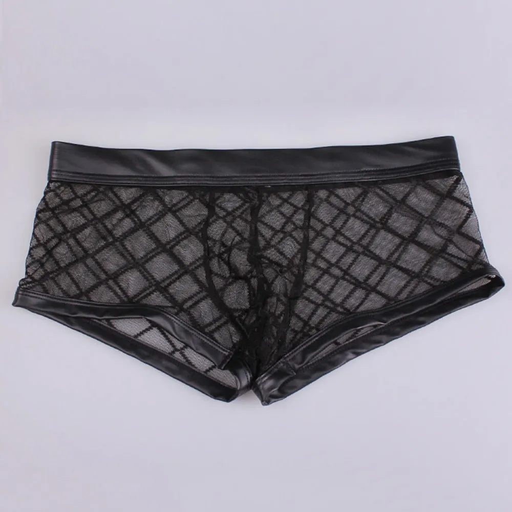 Big Net See-Through Style Men Boxer