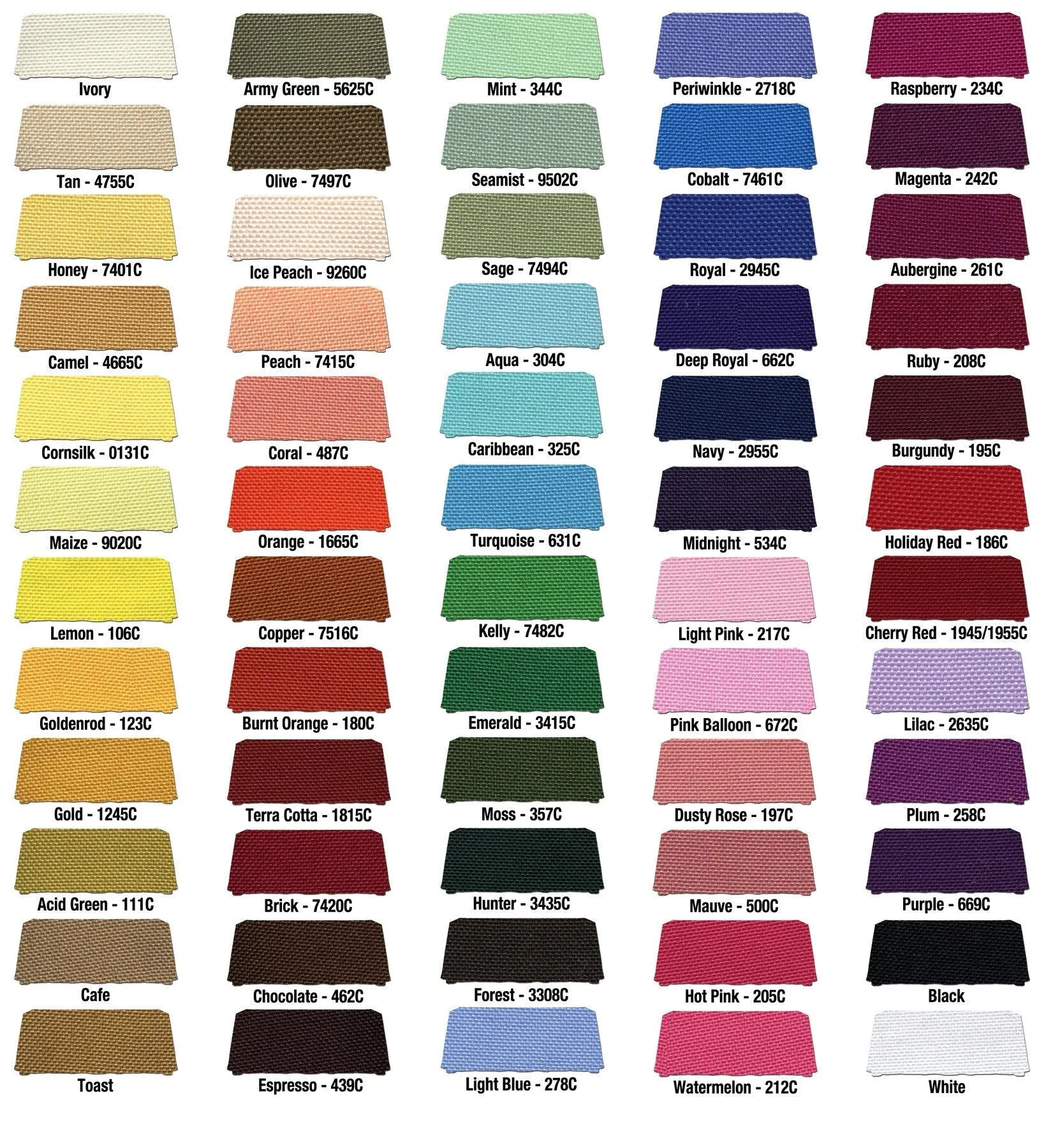 Custom Printed Table Skirt Box Pleat - Front Panel Print