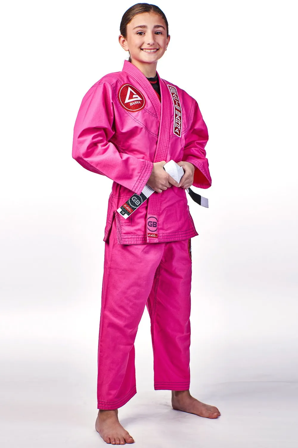 GBK LITE RIPSTOP KIMONO W/ BELT - PINK
