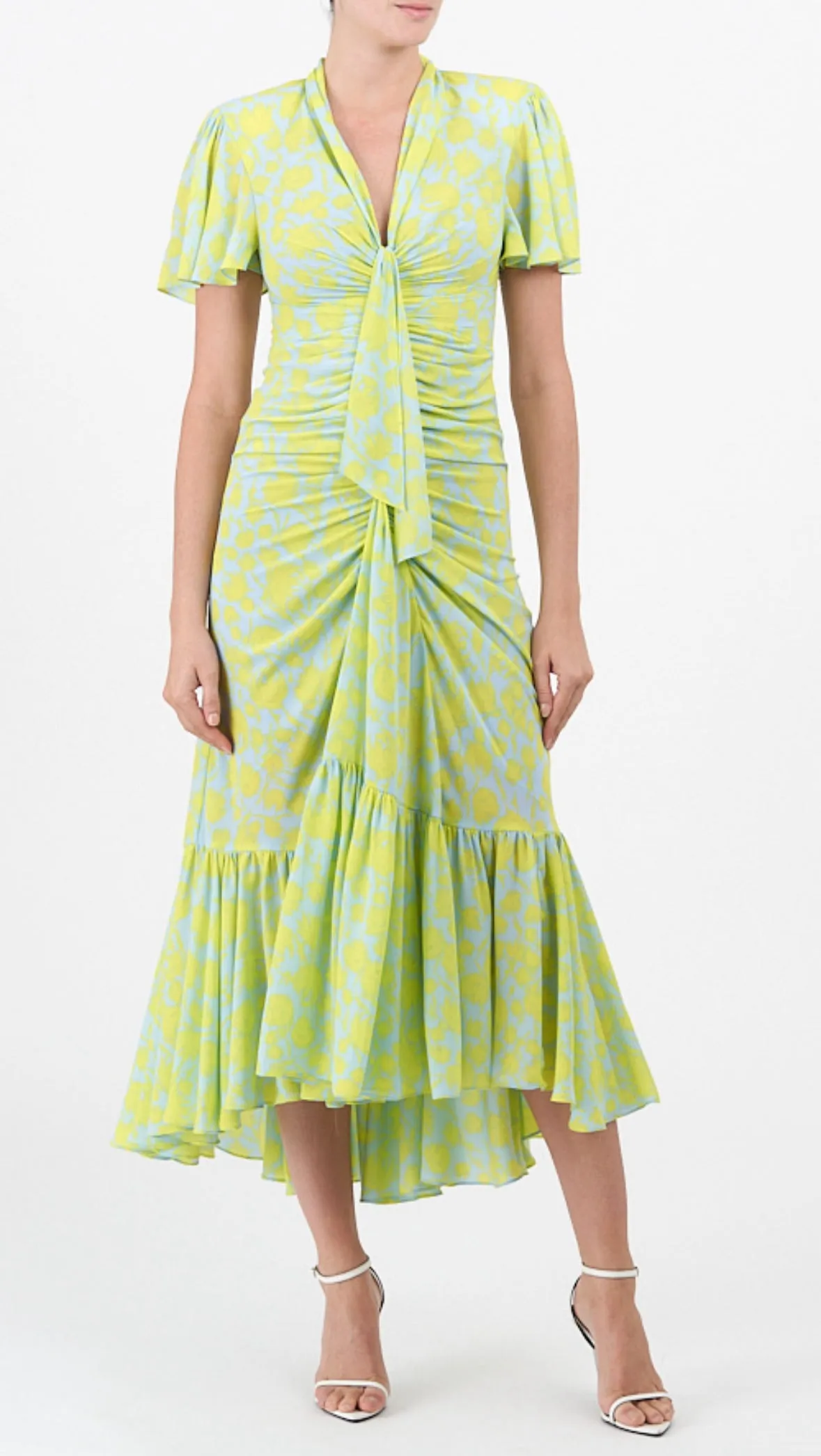 Graphic Floral Peeta Dress