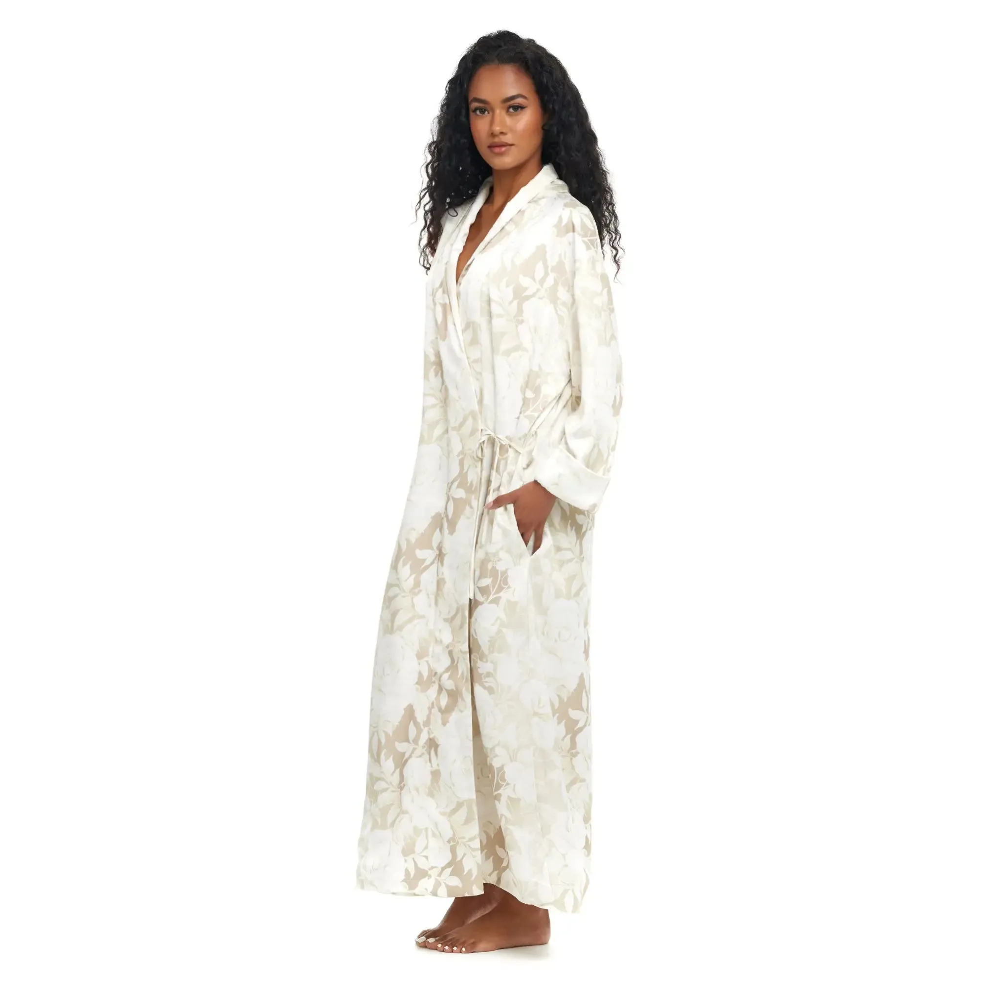 Ivory Romance robe wedding dressing gowns