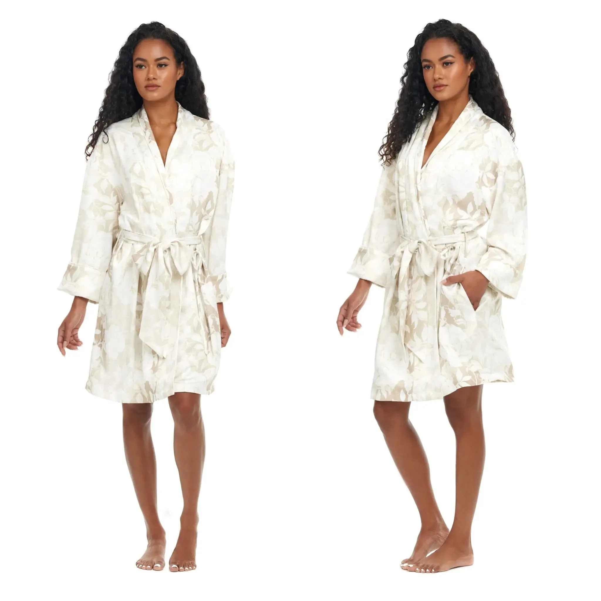 Ivory Romance robe wedding dressing gowns