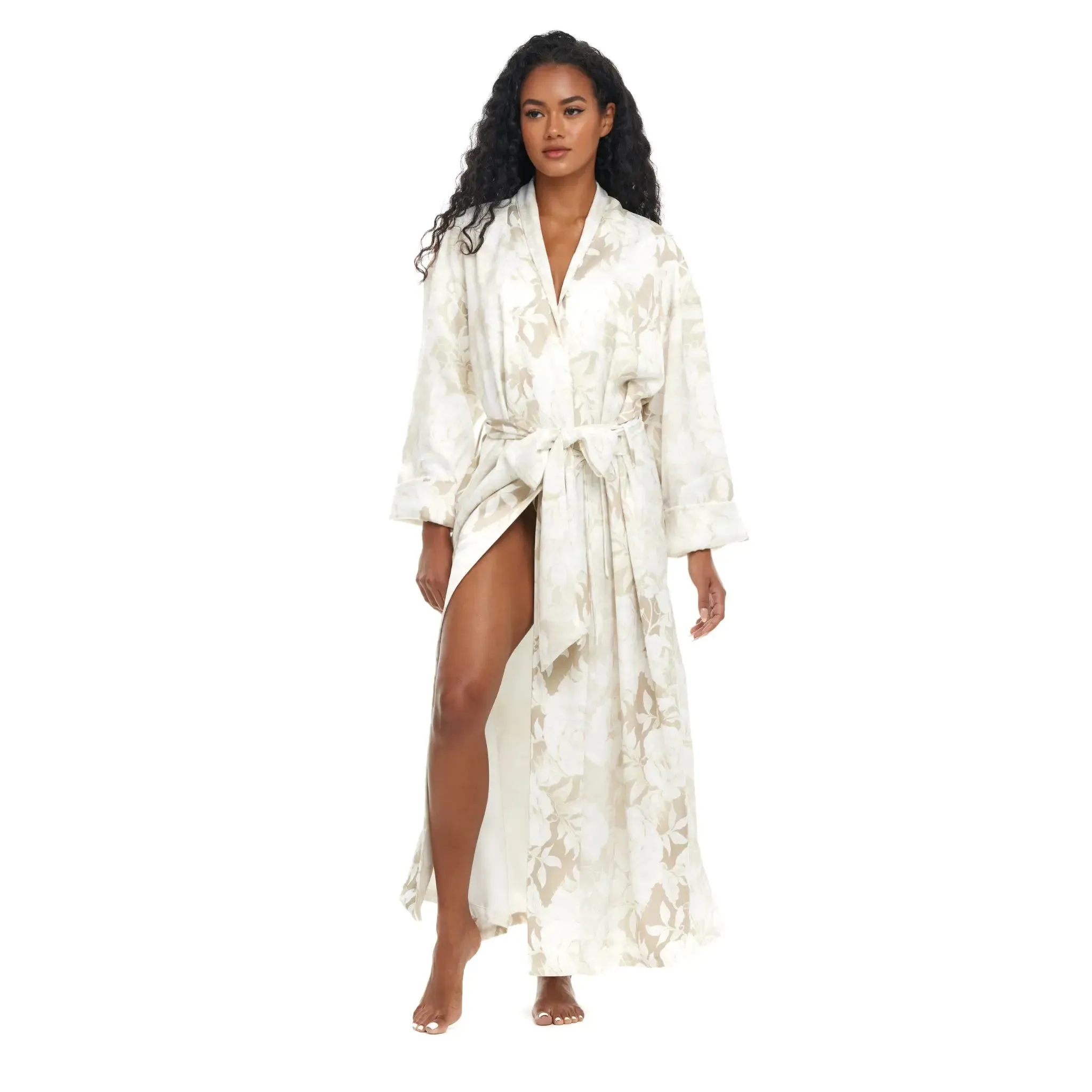 Ivory Romance robe wedding dressing gowns