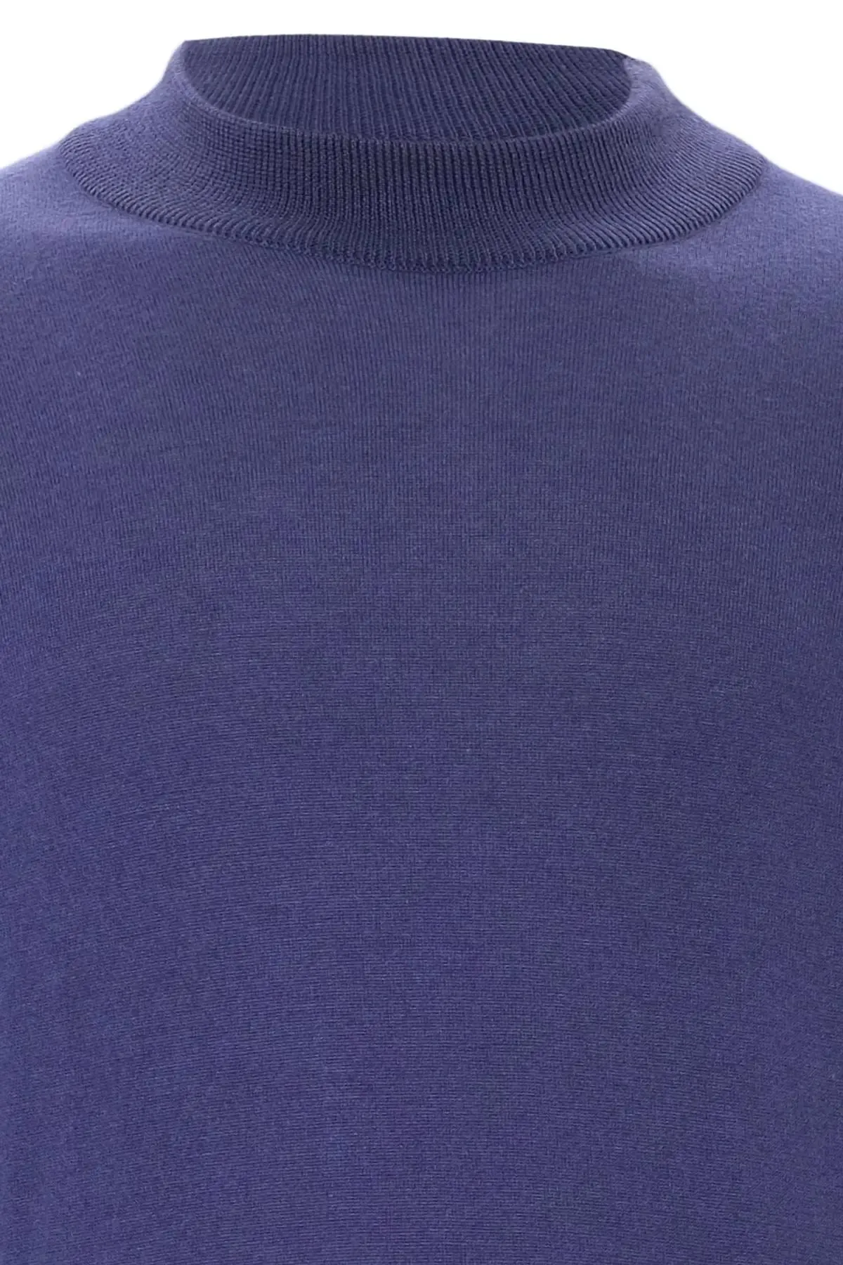 Purple Silk and Cashmere Utku Men's Knitwear