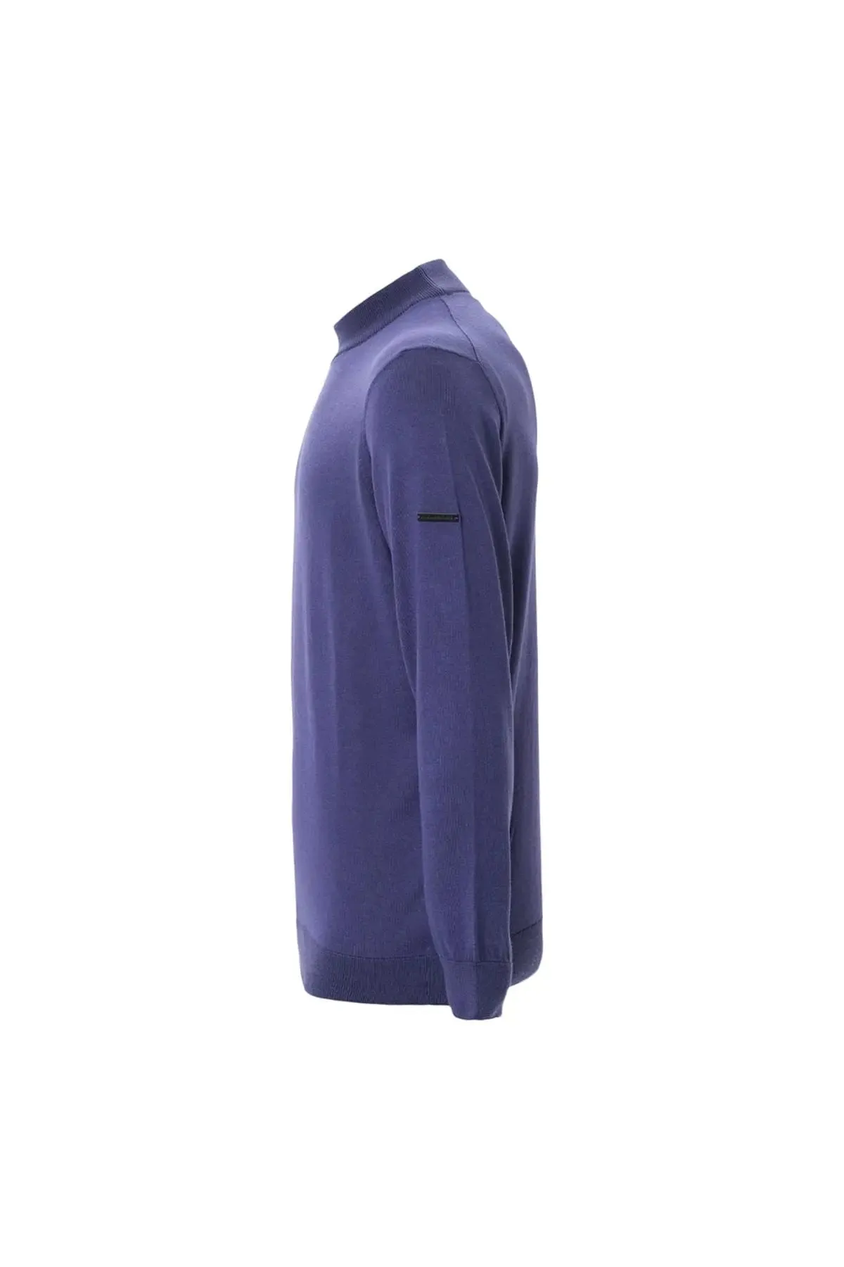 Purple Silk and Cashmere Utku Men's Knitwear