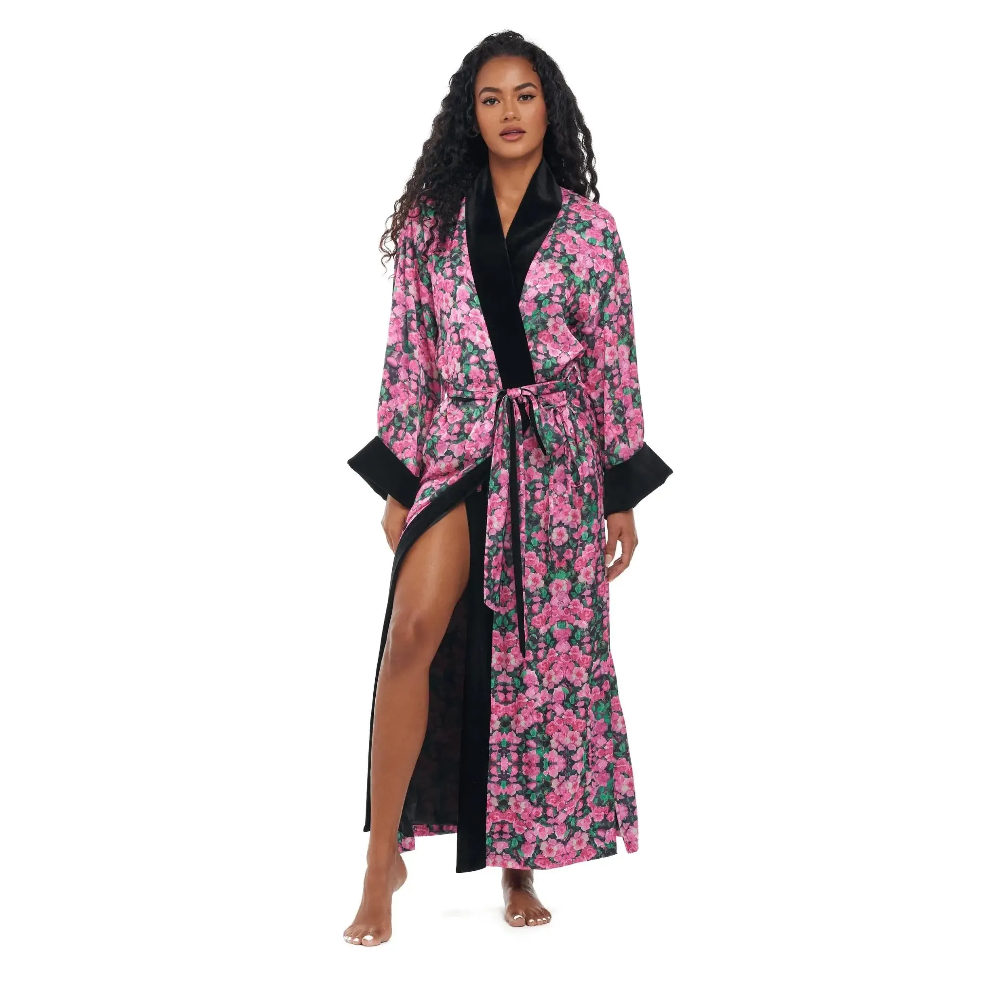 Rosette Noir Elegant Robe