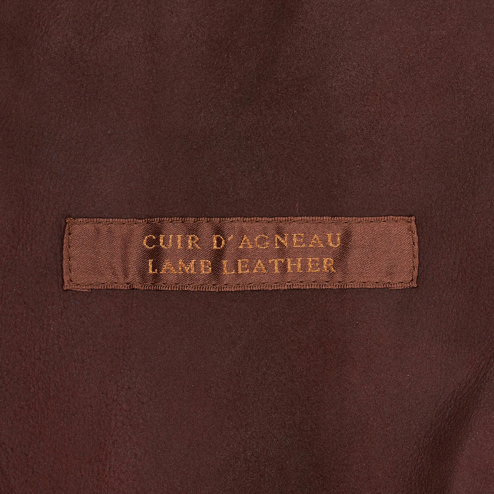 SERAPHIN Brown Lamb Leather Unlined Hooded Bomber Jacket FR 50 US M