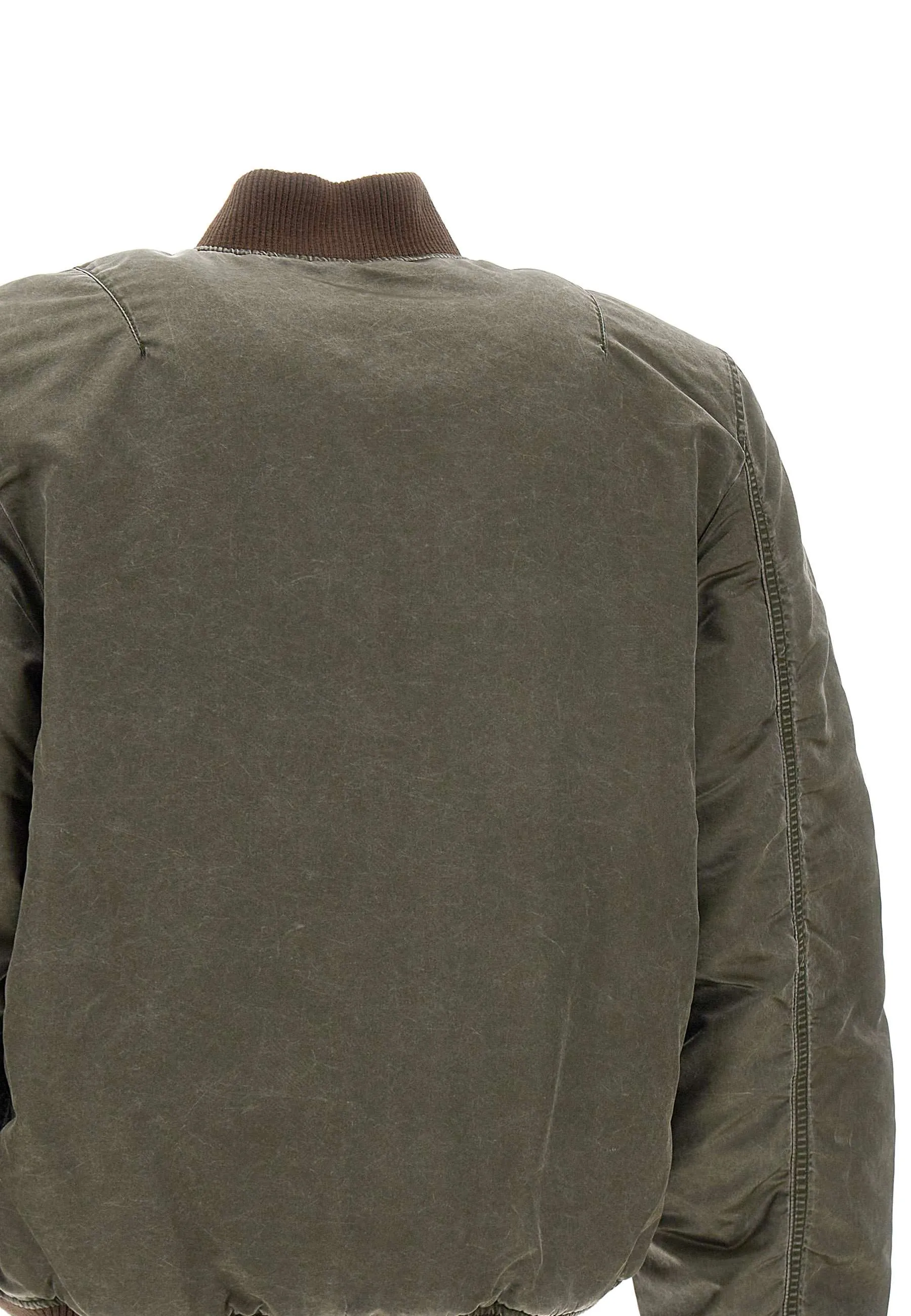 Vintage Green Bomber Jacket