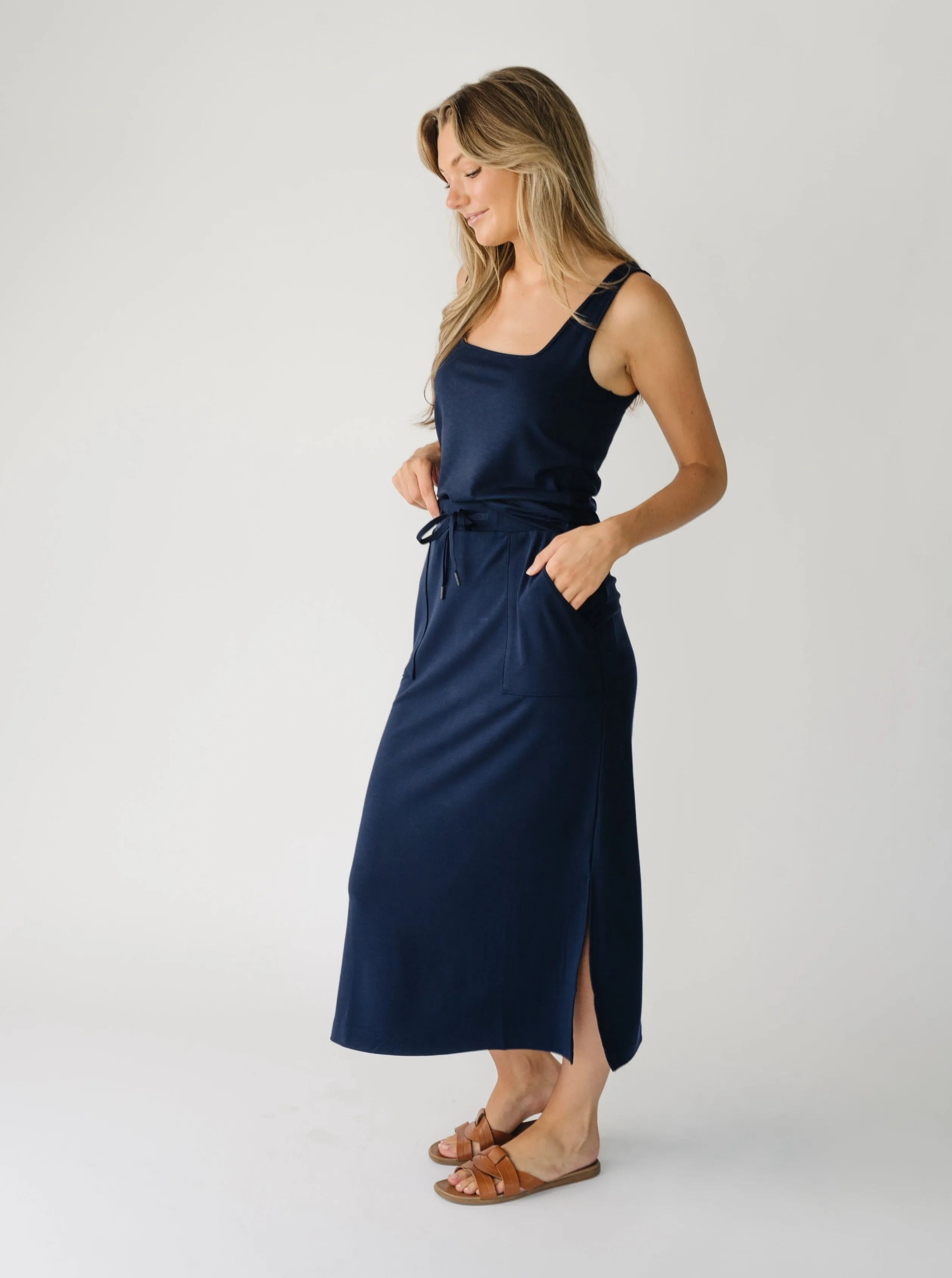 Women's Ultra-Soft Bamboo Midi Skirt